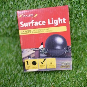 Malibu Low Voltage Landscape Surface Light Black 7W Bulb Included